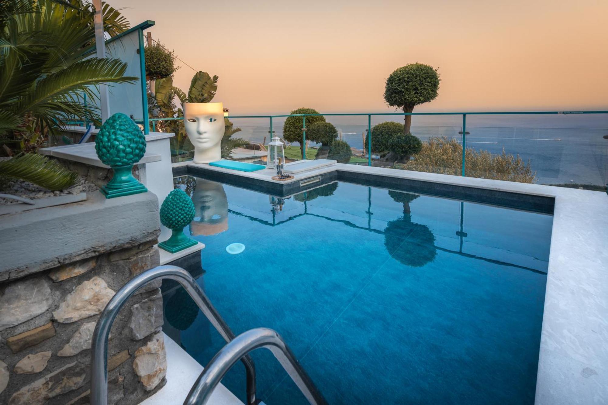 Villa Islamorada Pool And Sea View Massa Lubrense Exteriör bild